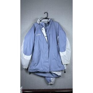 Columbia Blue and Gray Ski Jacket